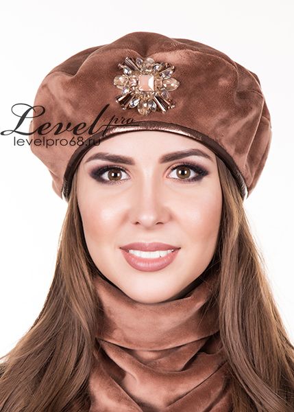 Диор орден берет.<br>Велюр~Velour-Dior order beret