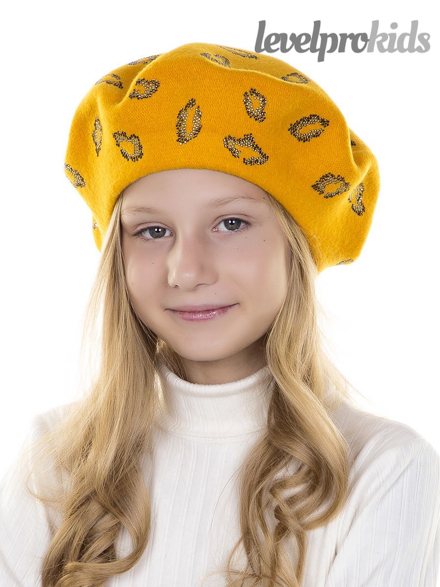 Пятна леопард VIP берет.<br>Мягкий фетр~Felted wool-Leopard spots beret