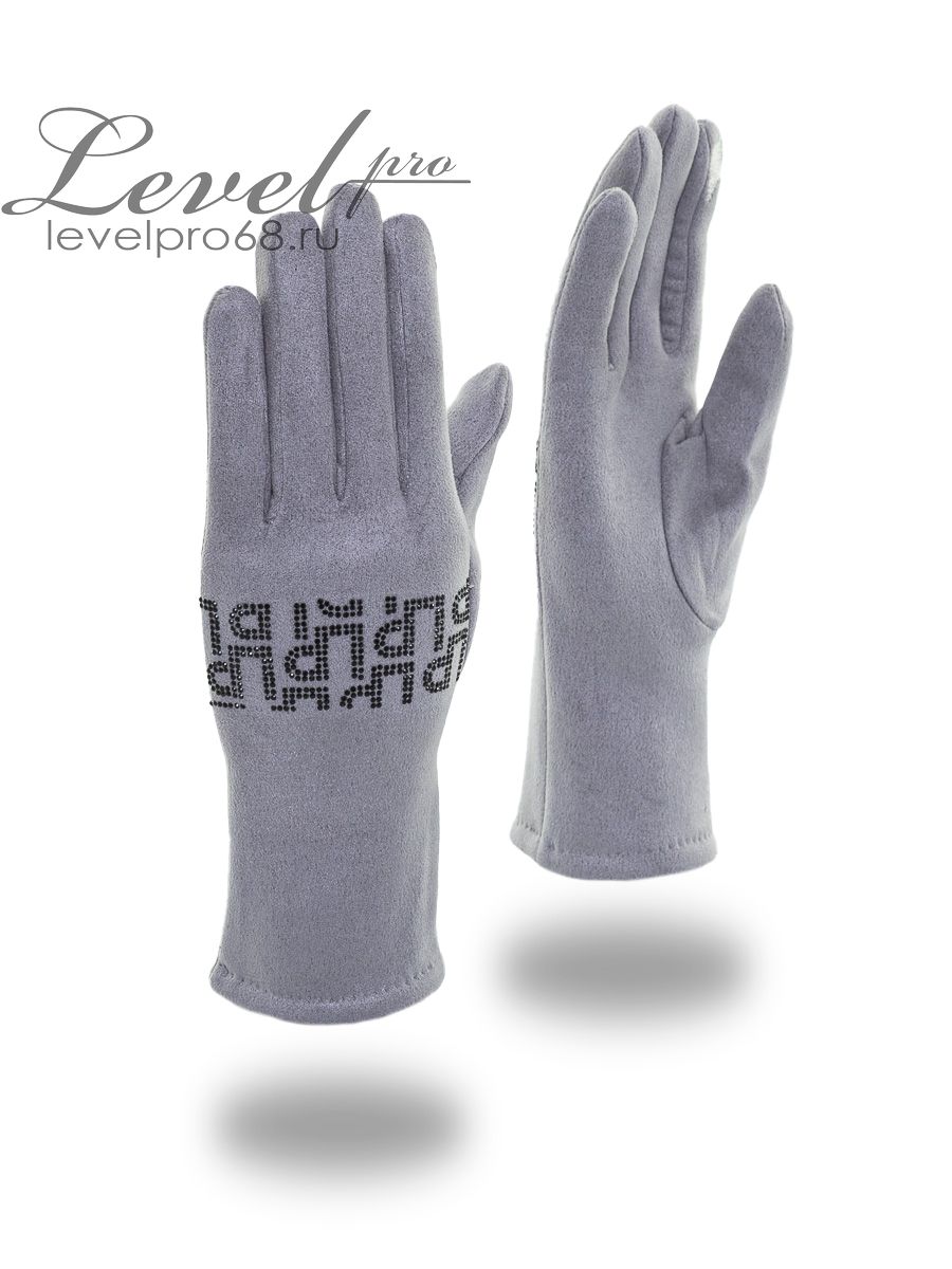 Аппликация LP перчатки (короткие утепленные).<br>Трикотаж~Knit-LP applique short thermal lined gloves