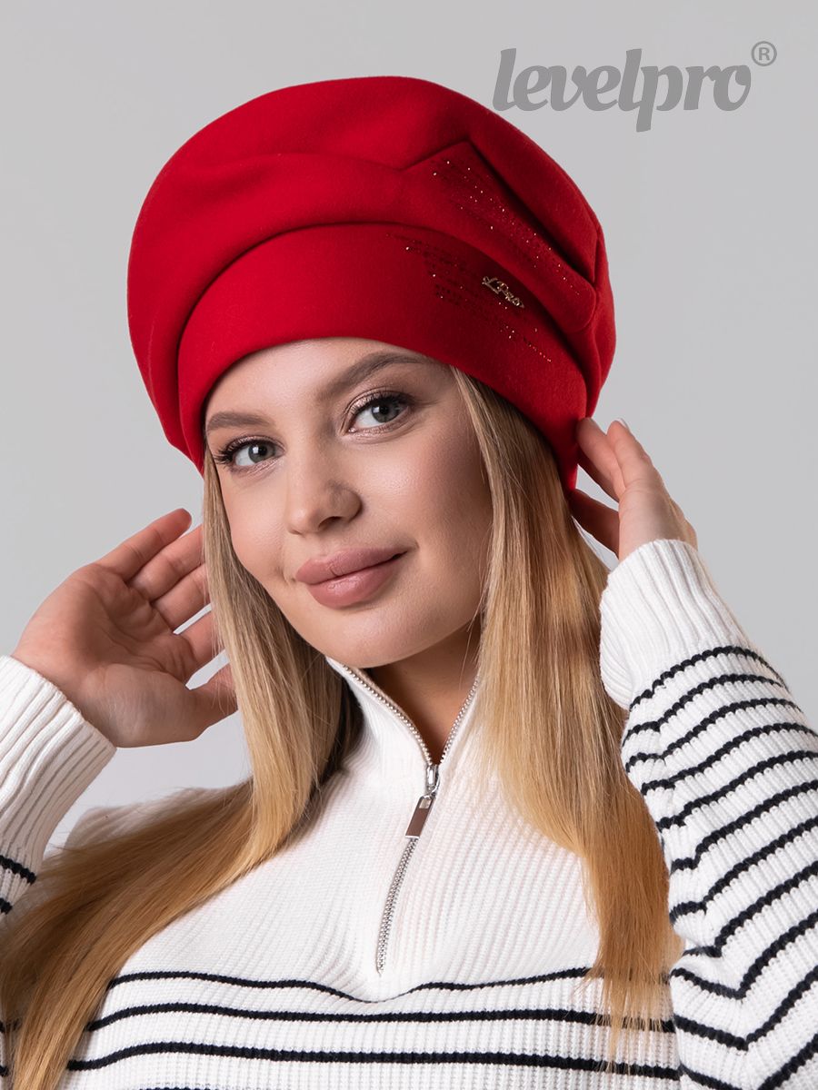 Евгения берет.<br>Кашемир~Cashmere-Eugenia beret