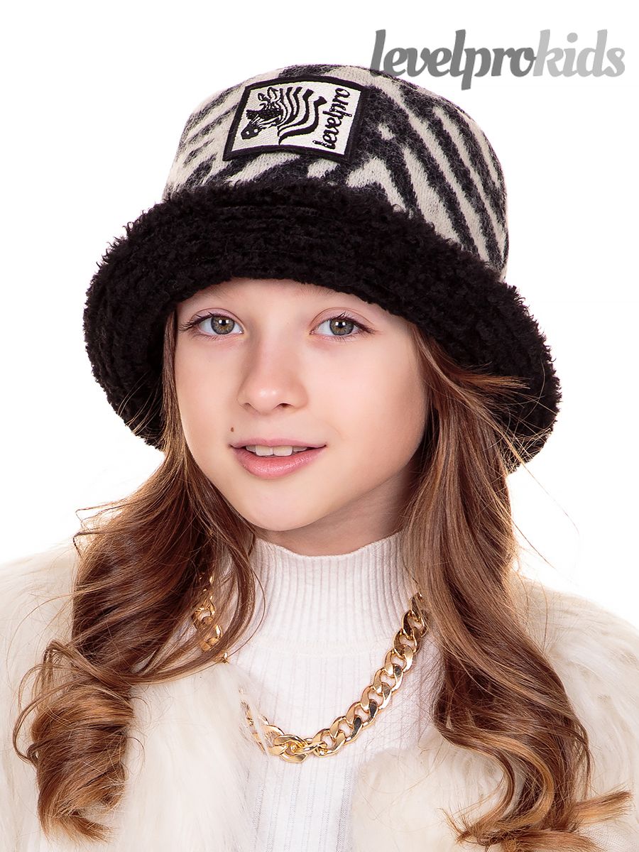 Мэри шеврон Зебра VIP шляпка.<br>Трикотаж жаккардовый зебра~Zebra jacquard knit-Mary Zebra chevron hat 