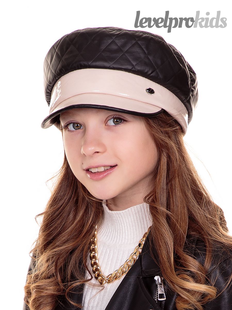 Жюли Лого VIP кепка.<br>Термостежка + эколак~Thermally quilted fabric+eco lacquer-Julie Logo cap