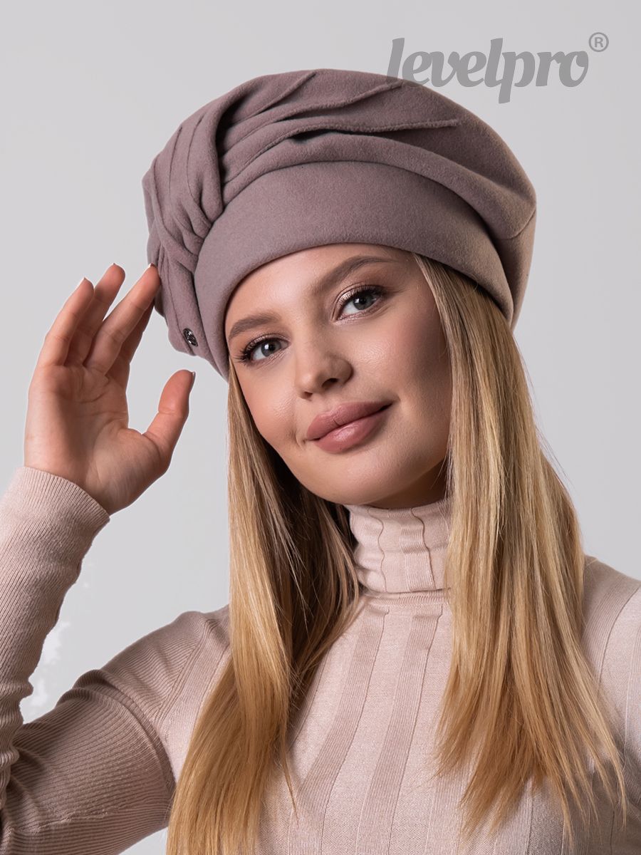 Аэлита берет.<br>Кашемир~Cashmere-Aelita beret