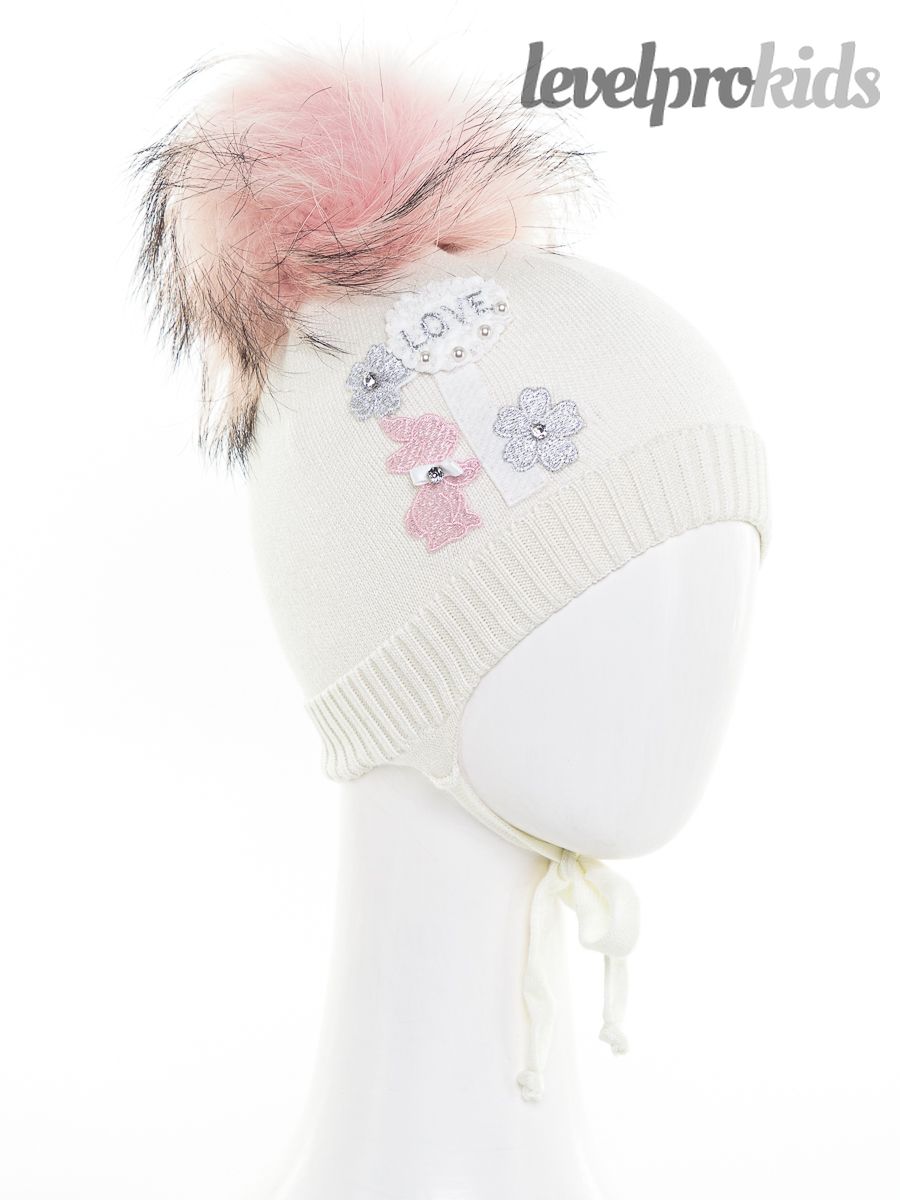 Сказка помпон VIP шапка КТ.<br>Вязка~Knitted hat-Fairy tale pompom VIP hat KT