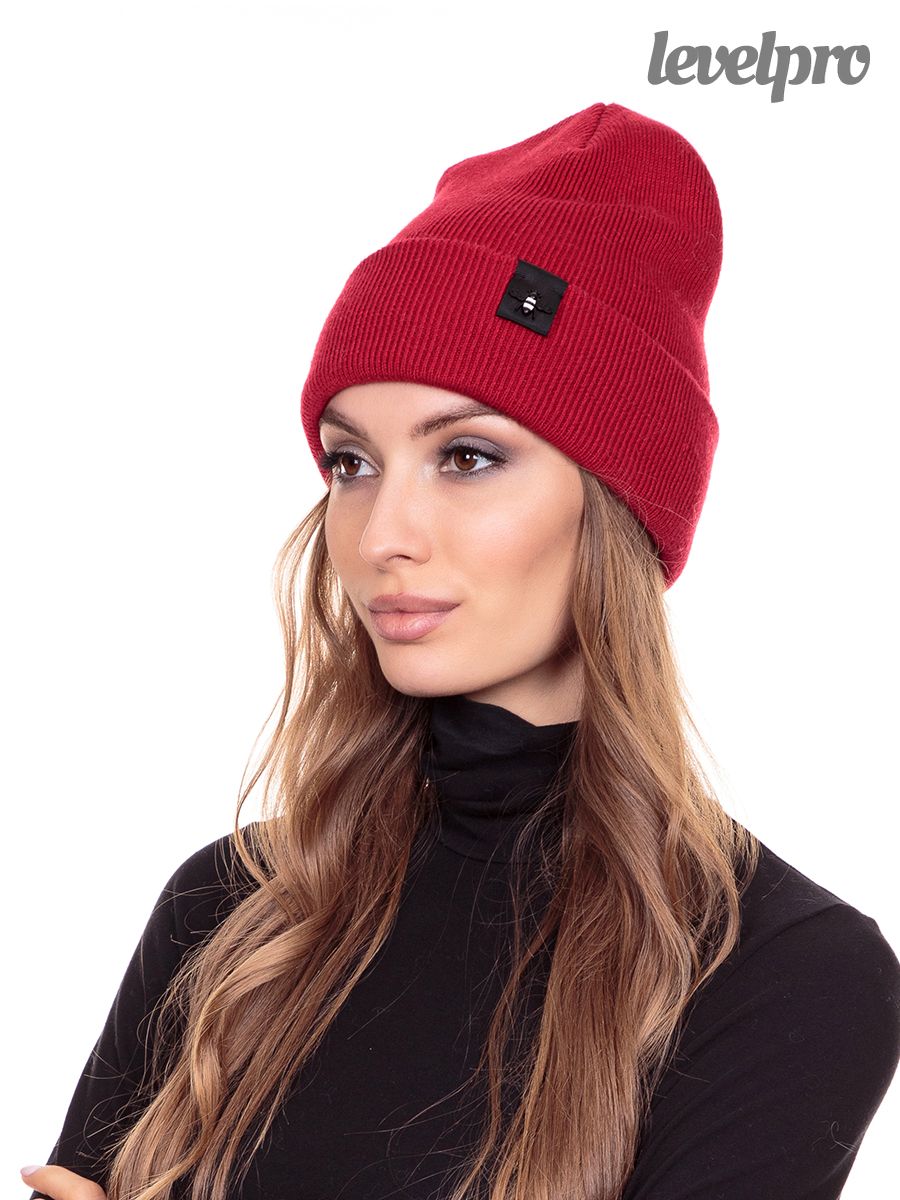 Тесьма Пчела шапка СШ.<br>Вязка~Knitted item-Bee braid beanie SH