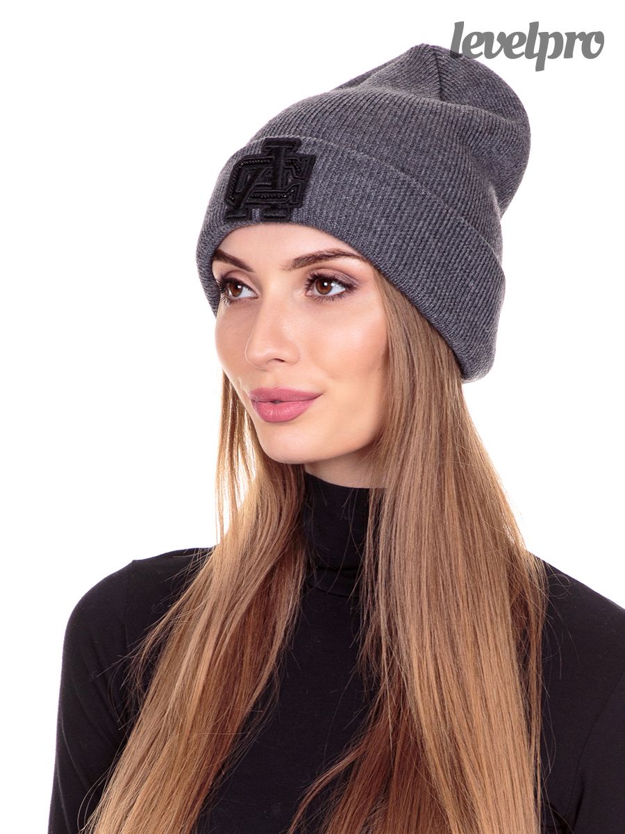 АС шеврон шапка СШ.<br>Вязка~Knitted item-Chevron AC beanie SSH