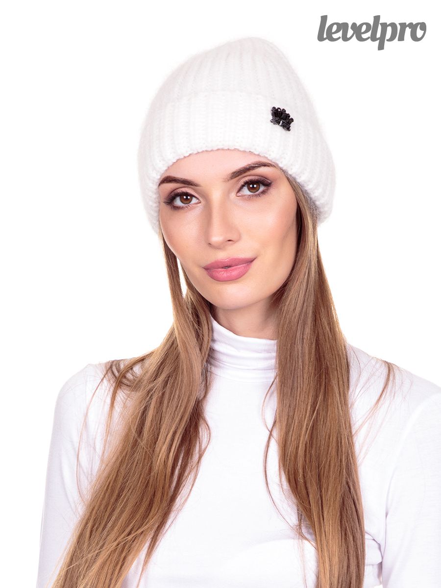 Коронка шеврон шапка ХК.<br>Вязка~Knitted item-Chevron Crown beanie HK